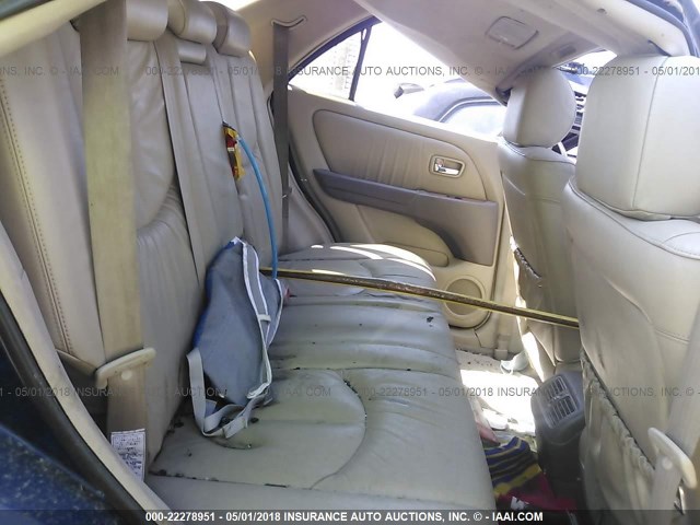 JTJHF10U220271927 - 2002 LEXUS RX 300 Dark Blue photo 8