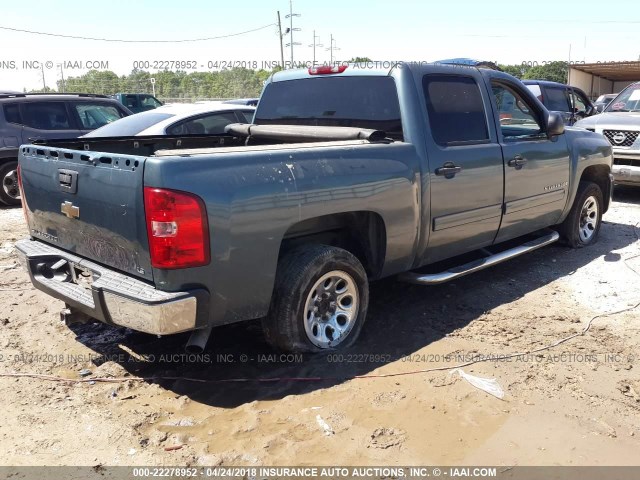 3GCEC13C79G115597 - 2009 CHEVROLET SILVERADO C1500/C1500  LS Navy photo 4