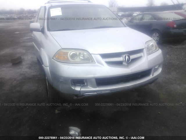 2HNYD189X6H544410 - 2006 ACURA MDX TOURING SILVER photo 6