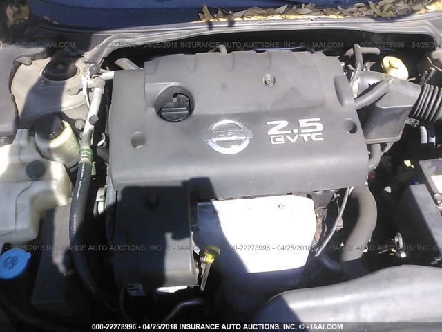 1N4AL11D05C951832 - 2005 NISSAN ALTIMA S/SL GOLD photo 10