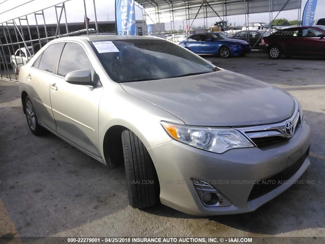 4T4BF1FK5DR329119 - 2013 TOYOTA CAMRY L/SE/LE/XLE Pewter photo 1