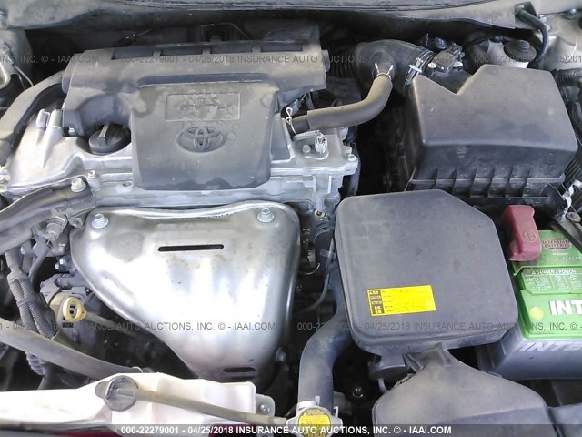 4T4BF1FK5DR329119 - 2013 TOYOTA CAMRY L/SE/LE/XLE Pewter photo 10