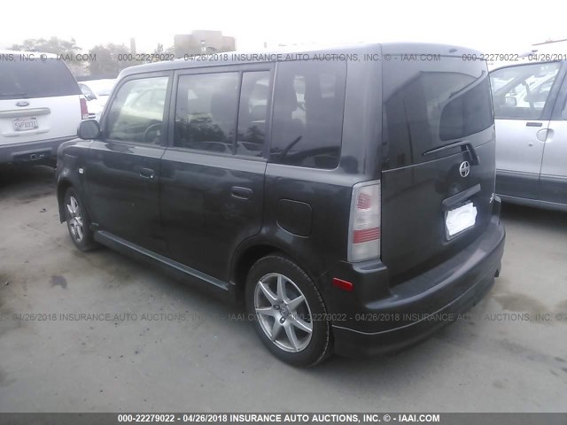 JTLKT324564111828 - 2006 TOYOTA SCION XB GRAY photo 3