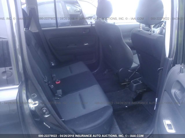 JTLKT324564111828 - 2006 TOYOTA SCION XB GRAY photo 8