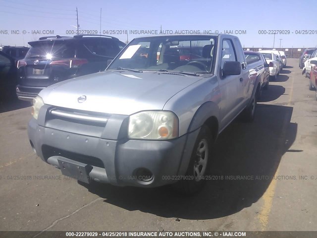 1N6DD26T23C415002 - 2003 NISSAN FRONTIER KING CAB XE SILVER photo 2