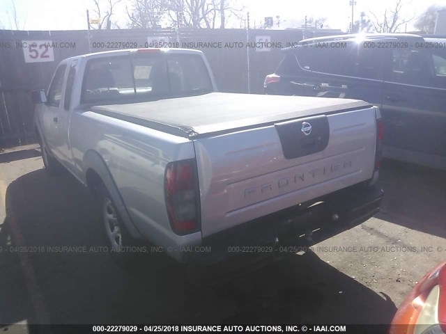 1N6DD26T23C415002 - 2003 NISSAN FRONTIER KING CAB XE SILVER photo 3