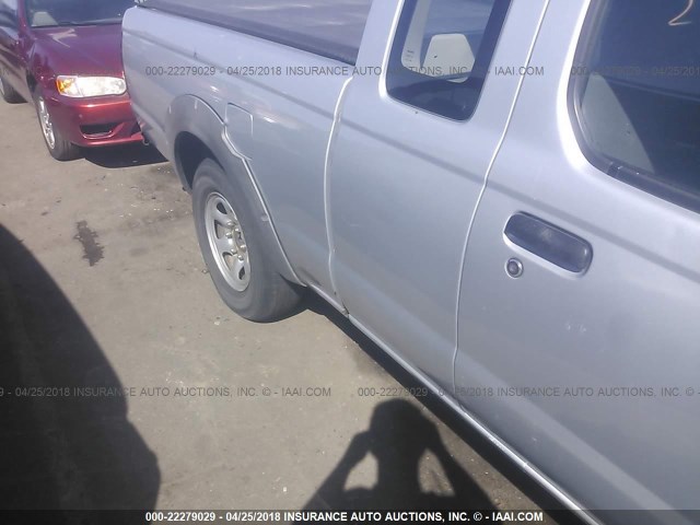 1N6DD26T23C415002 - 2003 NISSAN FRONTIER KING CAB XE SILVER photo 6