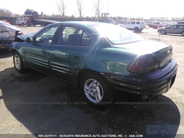 1G2NE52E8XC544546 - 1999 PONTIAC GRAND AM SE GREEN photo 3