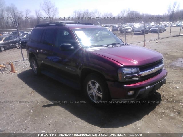 1GNET16S546164382 - 2004 CHEVROLET TRAILBLAZER EXT LS/EXT LT MAROON photo 1