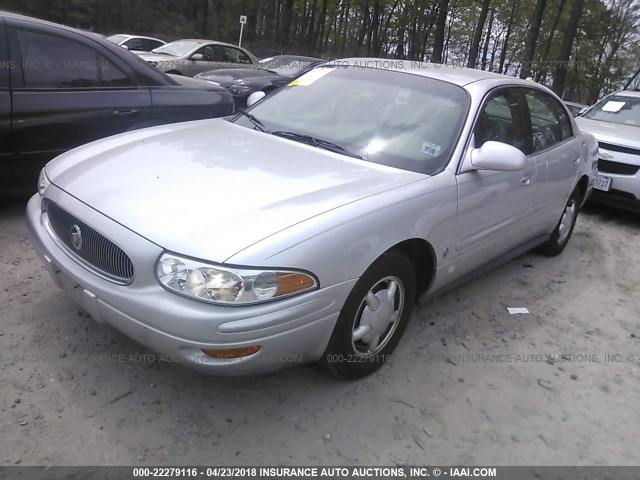 1G4HR54K1YU181692 - 2000 BUICK LESABRE LIMITED SILVER photo 2