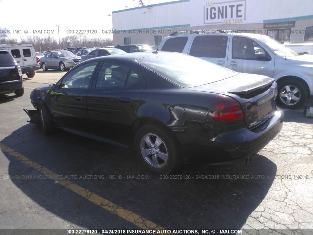 2G2WP552181172488 - 2008 PONTIAC GRAND PRIX BLACK photo 3