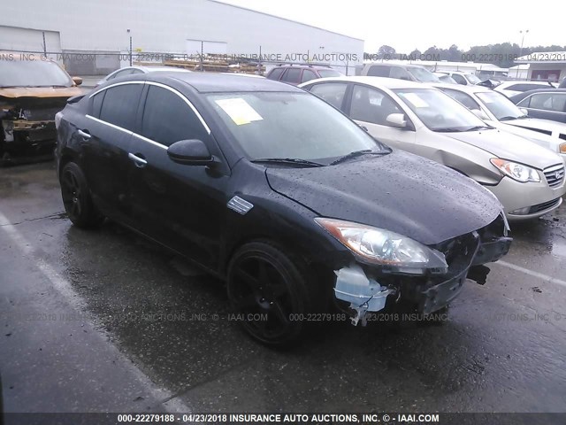 JM1BL1U7XD1706566 - 2013 MAZDA 3 I BLACK photo 1