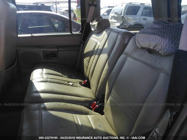 1FMZU73E3YZA46789 - 2000 FORD EXPLORER XLT MAROON photo 8