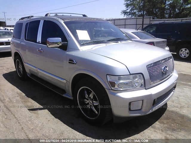 5N3AA08A06N811875 - 2006 INFINITI QX56 SILVER photo 1