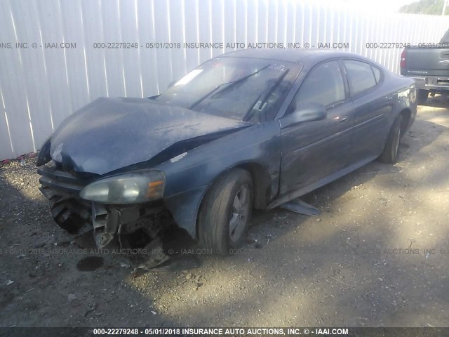 2G2WP552X61101500 - 2006 PONTIAC GRAND PRIX Mavi foto 2