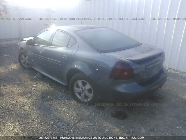 2G2WP552X61101500 - 2006 PONTIAC GRAND PRIX Mavi foto 3