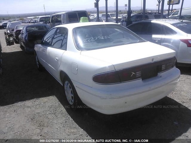 2G4WS52J431118712 - 2003 BUICK CENTURY CUSTOM WHITE photo 3