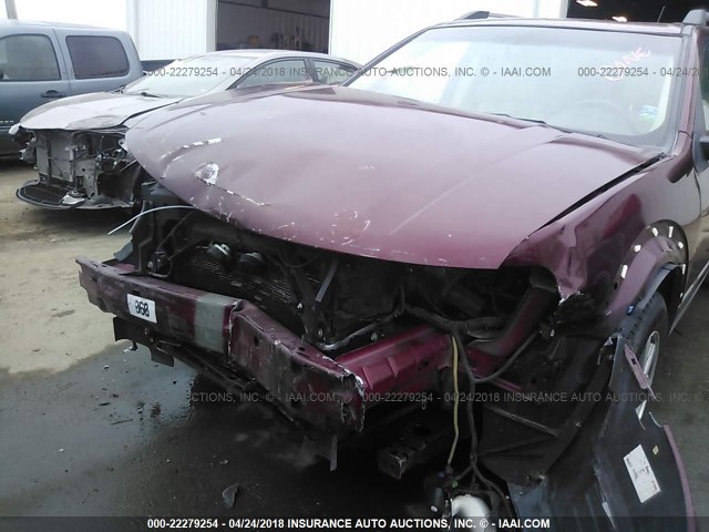 1FMDK05W28GA07491 - 2008 FORD TAURUS X SEL MAROON photo 6