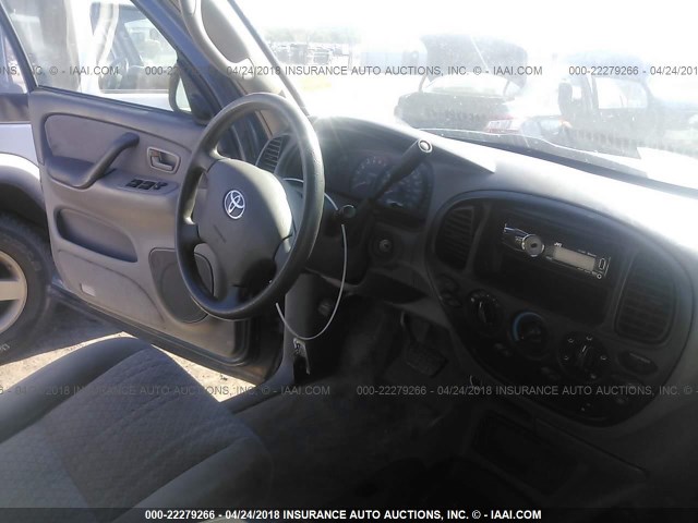 5TBET34126S537629 - 2006 TOYOTA TUNDRA DOUBLE CAB SR5 Light Blue photo 5