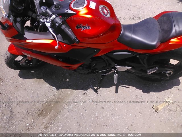 JKAEXEJ15HDA01538 - 2017 KAWASAKI EX650 J ნარინჯისფერი ფოტო 9