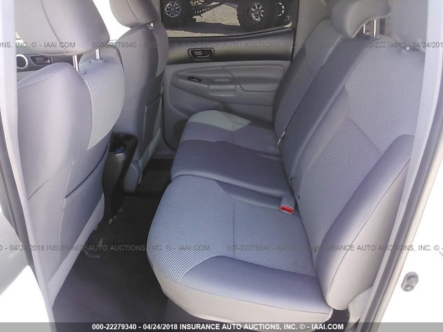 3TMJU4GN6FM176672 - 2015 TOYOTA TACOMA DOUBLE CAB PRERUNNER WHITE photo 8