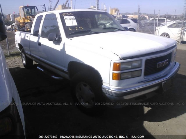 2GTEK19K7S1578291 - 1995 GMC SIERRA K1500 WHITE photo 1