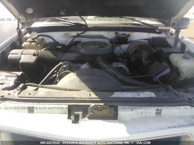 2GTEK19K7S1578291 - 1995 GMC SIERRA K1500 WHITE photo 10