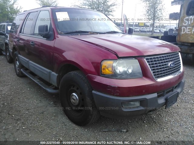 1FMPU16L54LB38675 - 2004 FORD EXPEDITION XLT BURGUNDY photo 1