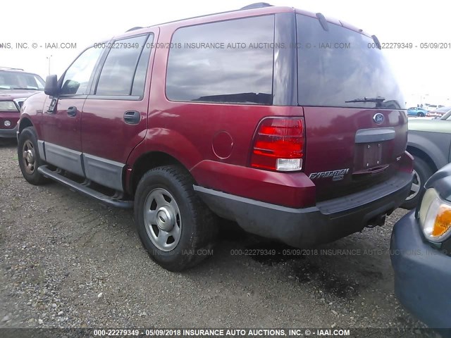 1FMPU16L54LB38675 - 2004 FORD EXPEDITION XLT BURGUNDY photo 3