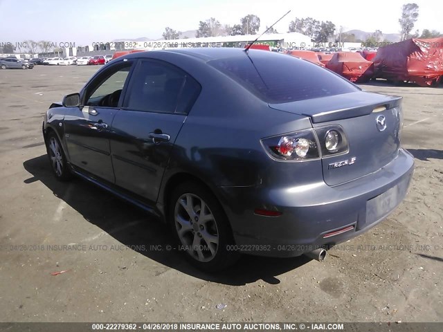 JM1BK324081830164 - 2008 MAZDA 3 S GRAY photo 3