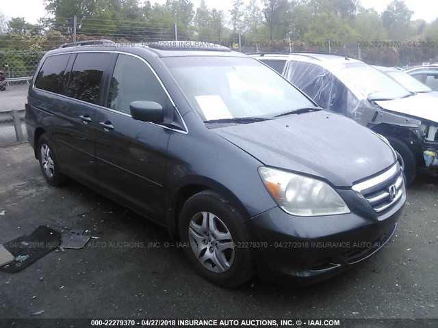 5FNRL38736B456862 - 2006 HONDA ODYSSEY EXL შავი ფოტო 1