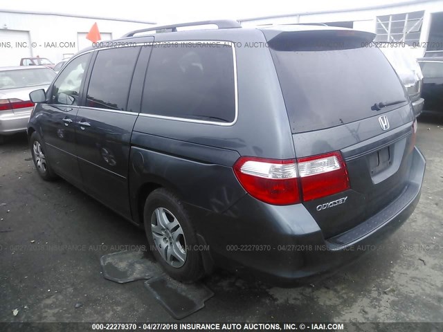 5FNRL38736B456862 - 2006 HONDA ODYSSEY EXL BLACK photo 3