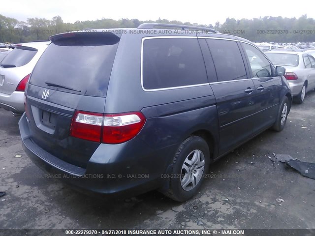 5FNRL38736B456862 - 2006 HONDA ODYSSEY EXL BLACK photo 4