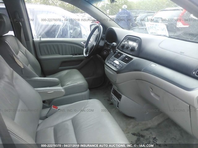 5FNRL38736B456862 - 2006 HONDA ODYSSEY EXL შავი ფოტო 5