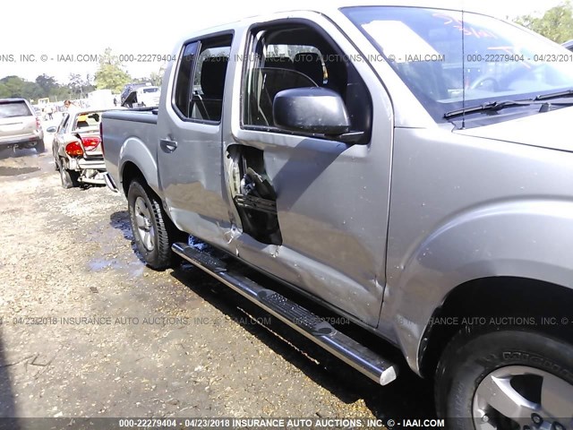 1N6AD0ER9CC481009 - 2012 NISSAN FRONTIER S/SV/SL/PRO-4X SILVER photo 6