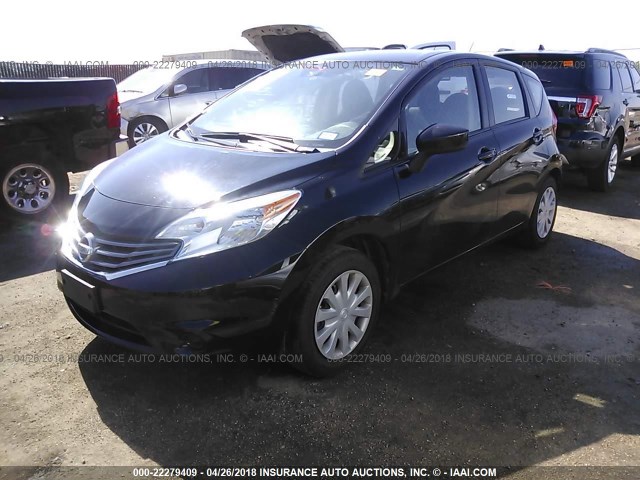 3N1CE2CP9GL357860 - 2016 NISSAN VERSA NOTE S/S PLUS/SV/SL/SR BLACK photo 2