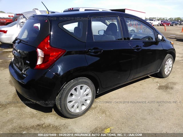 3N1CE2CP9GL357860 - 2016 NISSAN VERSA NOTE S/S PLUS/SV/SL/SR BLACK photo 4