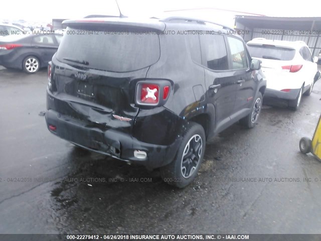 ZACCJBCB5HPF90012 - 2017 JEEP RENEGADE TRAILHAWK BLACK photo 4