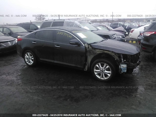 KNAGN4A74B5088363 - 2011 KIA OPTIMA EX/SX BLACK photo 1