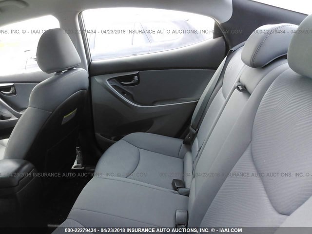 KMHDH4AE7BU123328 - 2011 HYUNDAI ELANTRA GLS/LIMITED GRAY photo 8