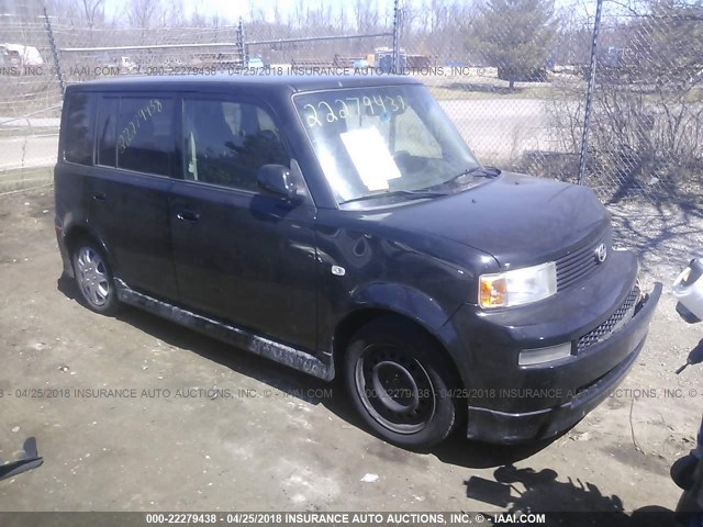 JTLKT324264039647 - 2006 TOYOTA SCION XB BLACK photo 1