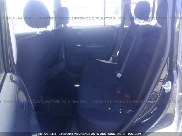 JTLKT324264039647 - 2006 TOYOTA SCION XB BLACK photo 8