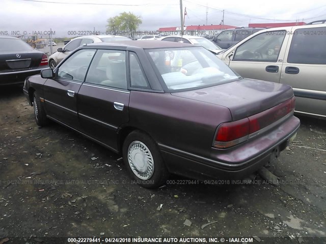 4S3BC6336P9664351 - 1993 SUBARU LEGACY L BURGUNDY photo 3