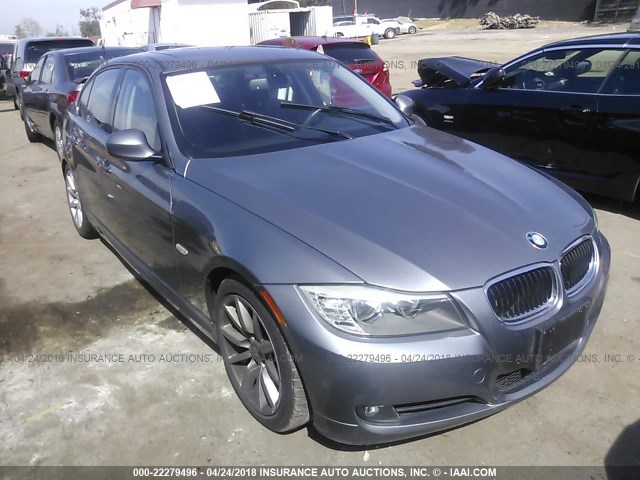 WBAPH5G5XBNM71808 - 2011 BMW 328 I SULEV GRAY photo 1
