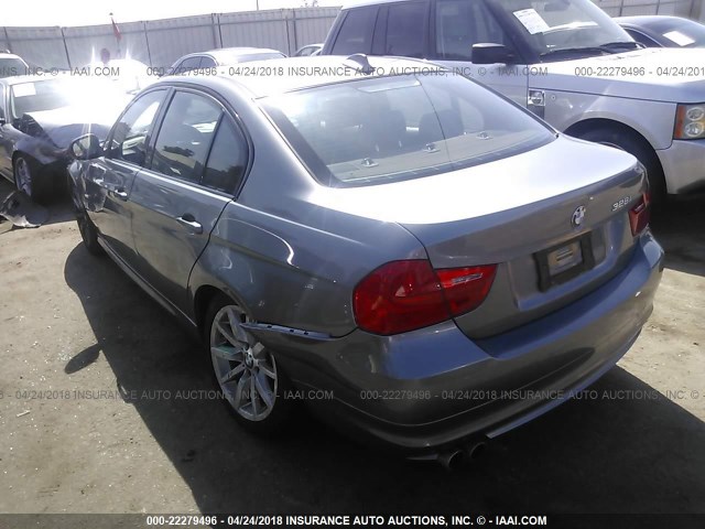 WBAPH5G5XBNM71808 - 2011 BMW 328 I SULEV GRAY photo 3