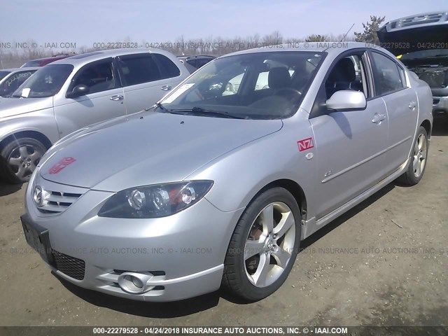 JM1BK323461541213 - 2006 MAZDA 3 S SILVER photo 2