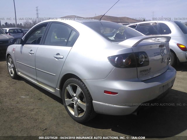 JM1BK323461541213 - 2006 MAZDA 3 S SILVER photo 3