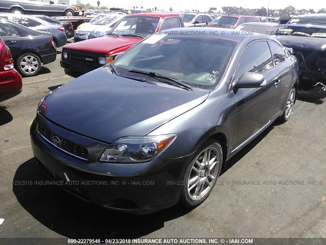 JTKDE177070156425 - 2007 TOYOTA SCION TC GRAY photo 2