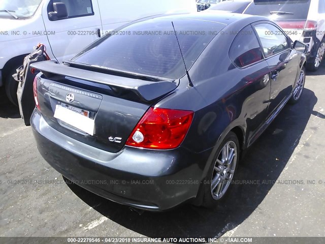 JTKDE177070156425 - 2007 TOYOTA SCION TC GRAY photo 4