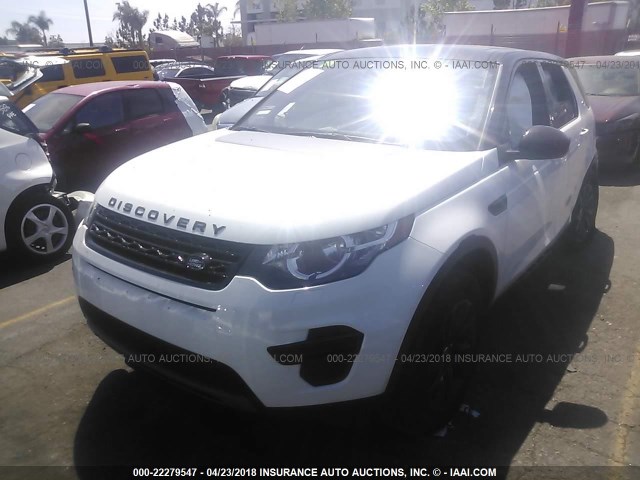 SALCP2BG4HH697628 - 2017 LAND ROVER DISCOVERY SPORT SE WHITE photo 2